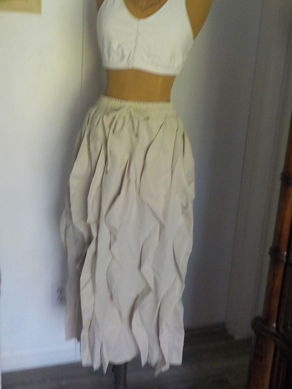 NEW Long Ruffled Skirt - Picture 5 of 9